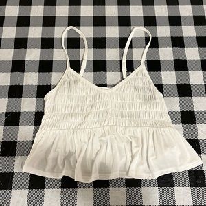White Crop Top.